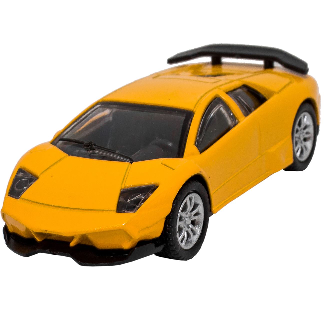 Mini masina de curse, Zola, Die Cast, galben, 9x4x2,5 cm