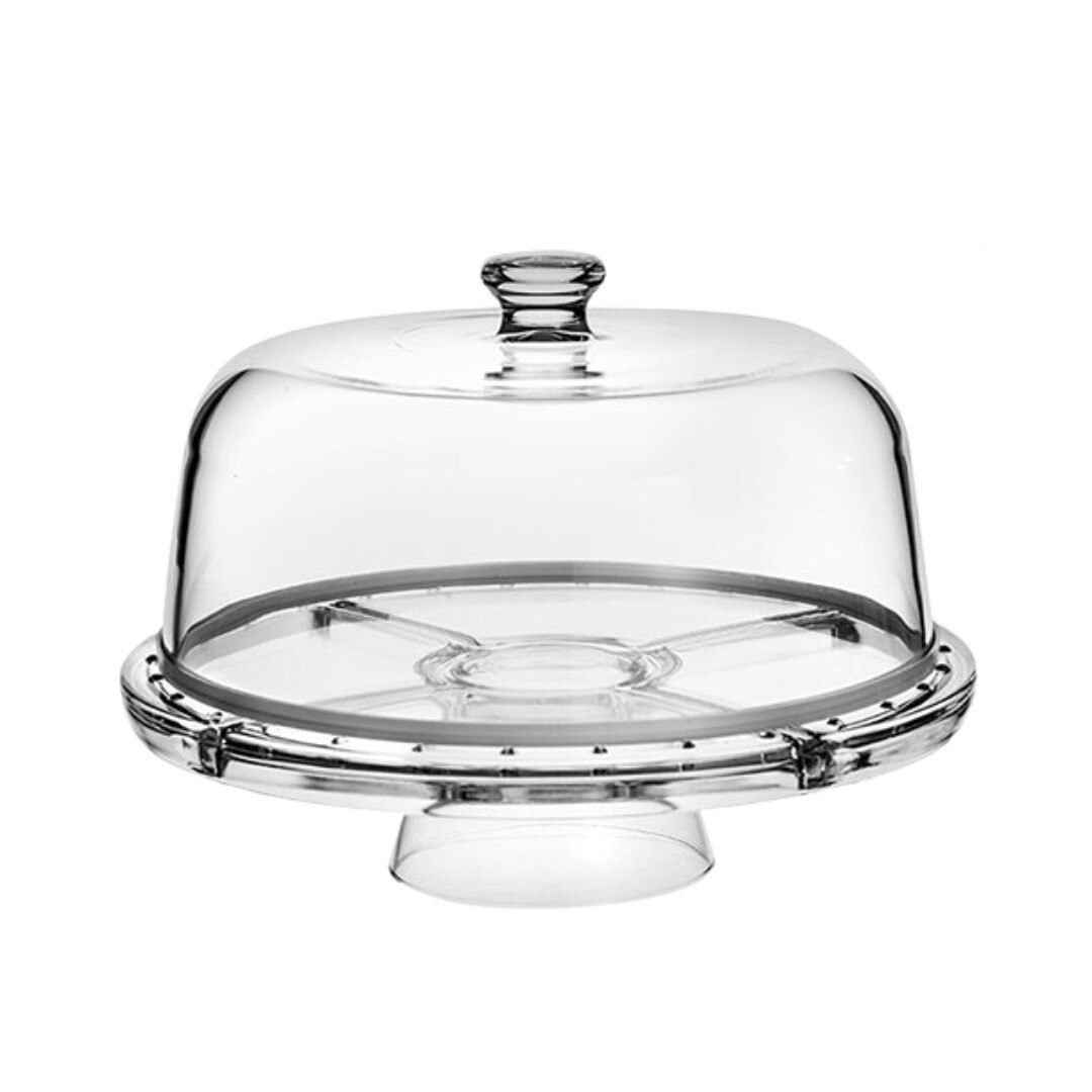 Set Chip & Dip din sticla 4 in 1 pentru party, Borgonovo