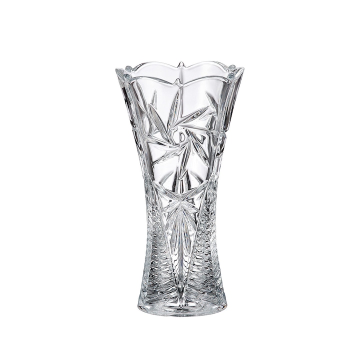 Кристална ваза Bohemia Crystalite, Pinwheel, 20,5 см