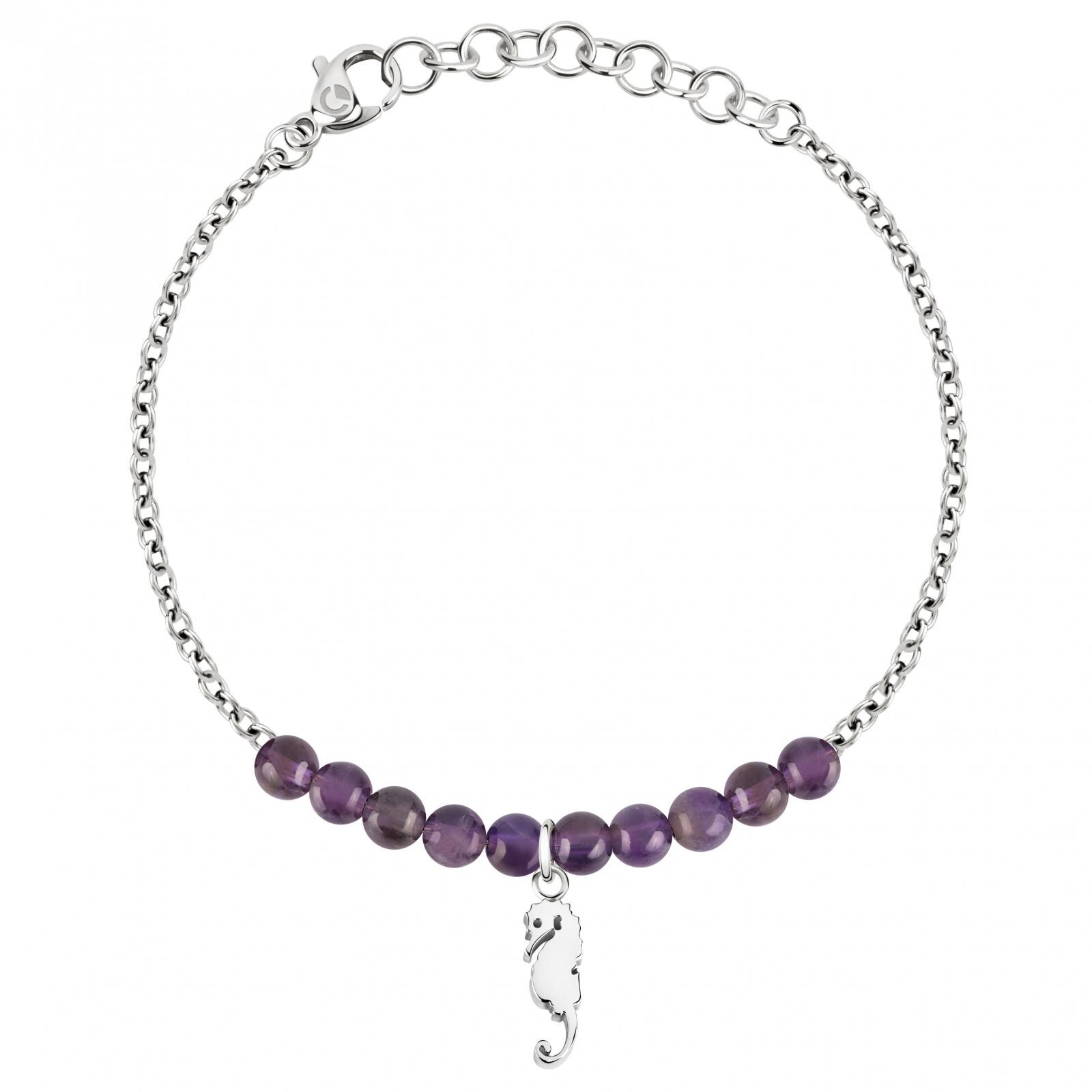 Bratara Sector SAKQ31, Argintiu, Mov