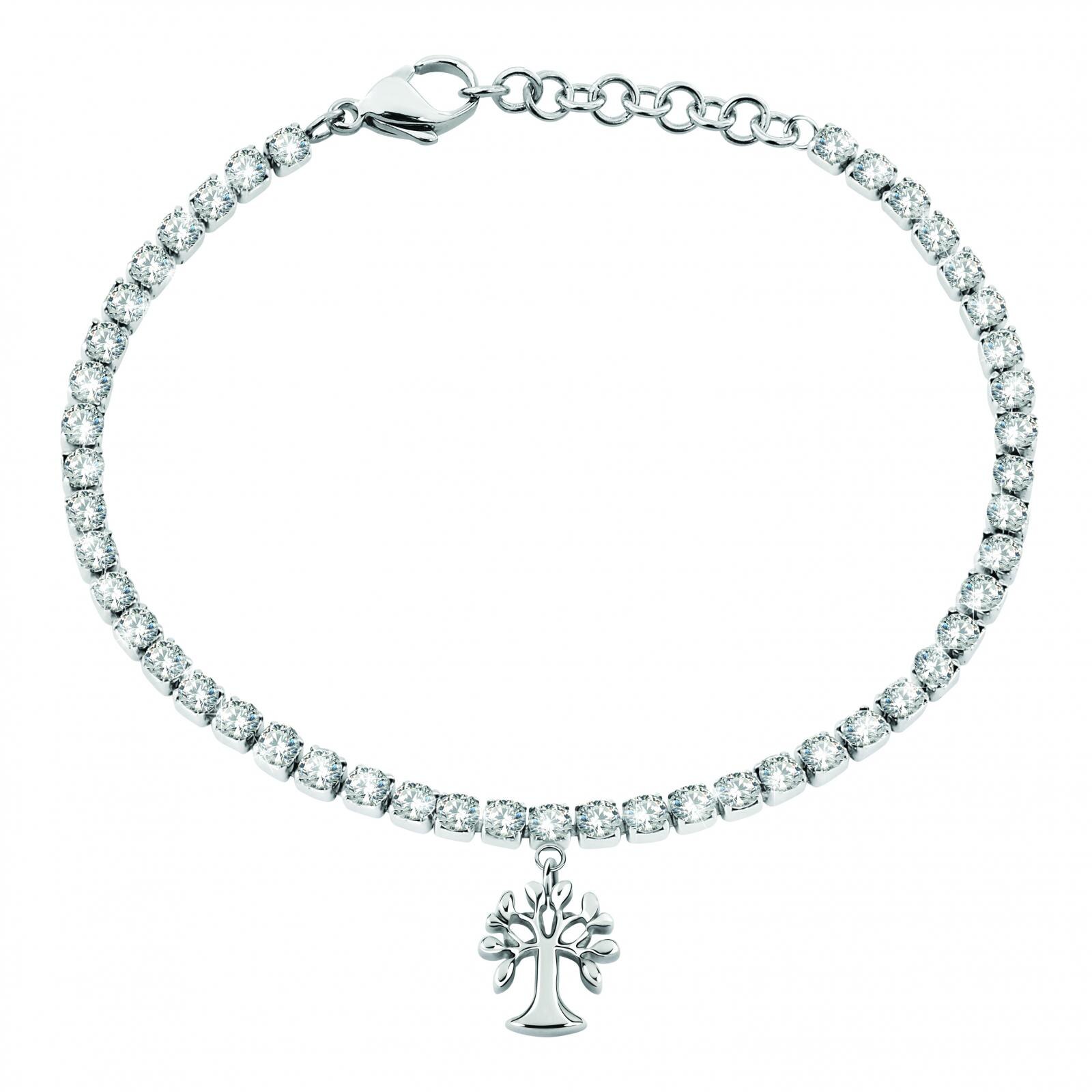 Bratara Sector SANN09, Argintiu, Alb