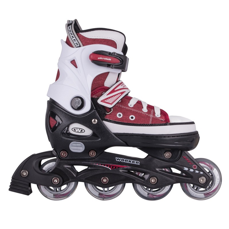 Role reglabile 2in1 WORKER Gondo Red, M(37-40)