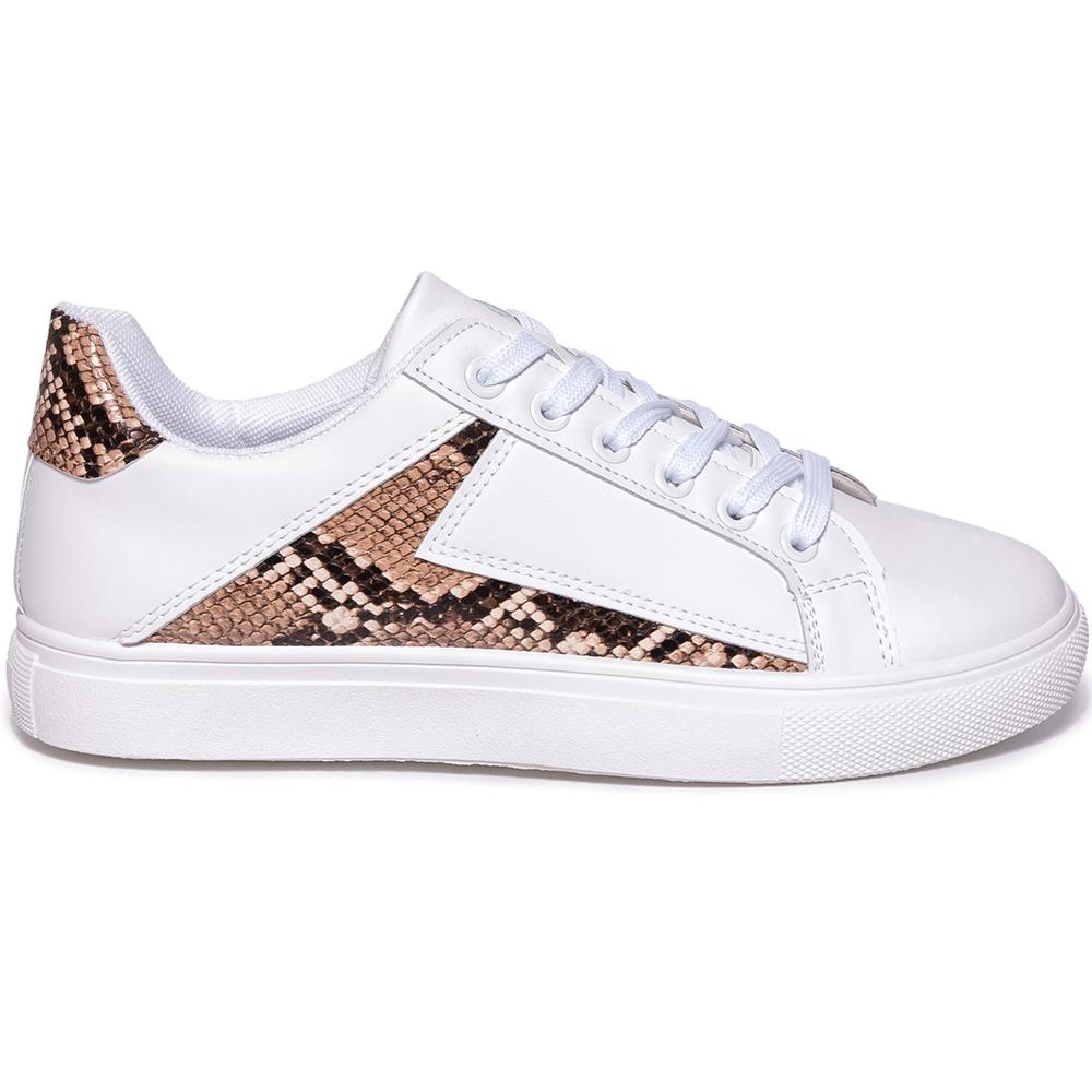 Pantofi sport dama Darcy, Alb/Maro, Alb