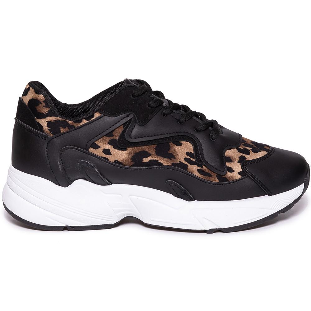 Pantofi sport dama Dasia, Negru/Maro, Negru