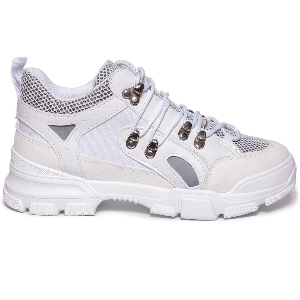 Pantofi sport dama Hermine, Alb, Alb