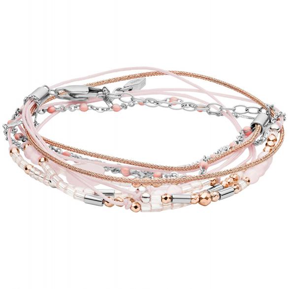 Bratara Fossil Classic JF03358998, Argintiu