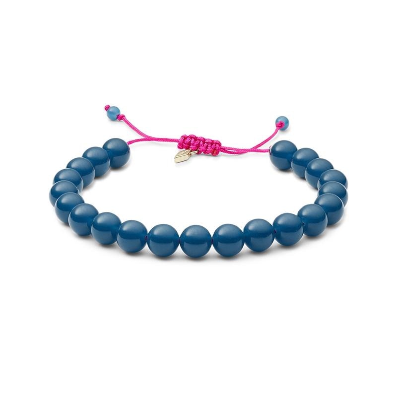 Bratara Fossil Fashion JA6898710, Albastru, Roz, Auriu