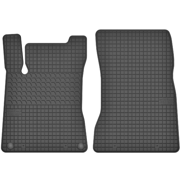 Motohobby, 2 db első gumiszőnyeg készlet, Mercedes-Benz A W177 (2018-tól), B W247 (2018-tól), CLA C118 (2019-től) és CLA X118 (2019-től)