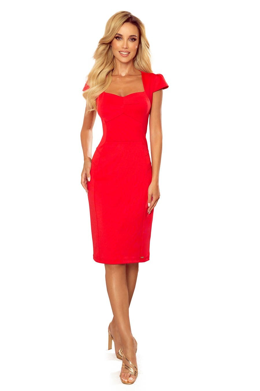 Rochie dama Odelia, Rosu, Rosu