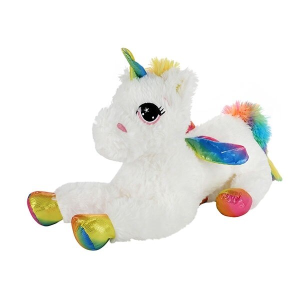 Jucarie de Plus Toi Toys,Unicorn Alb,30cm