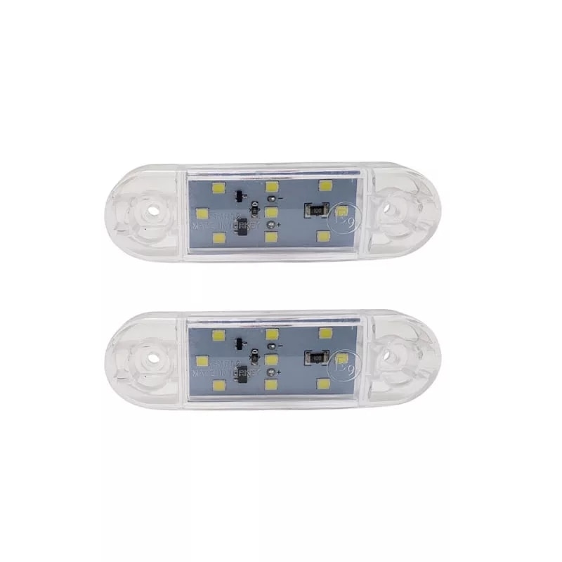 Димируема led лампа с 9 smd, 12v-24v, бяла 6000k - eMAG.bg