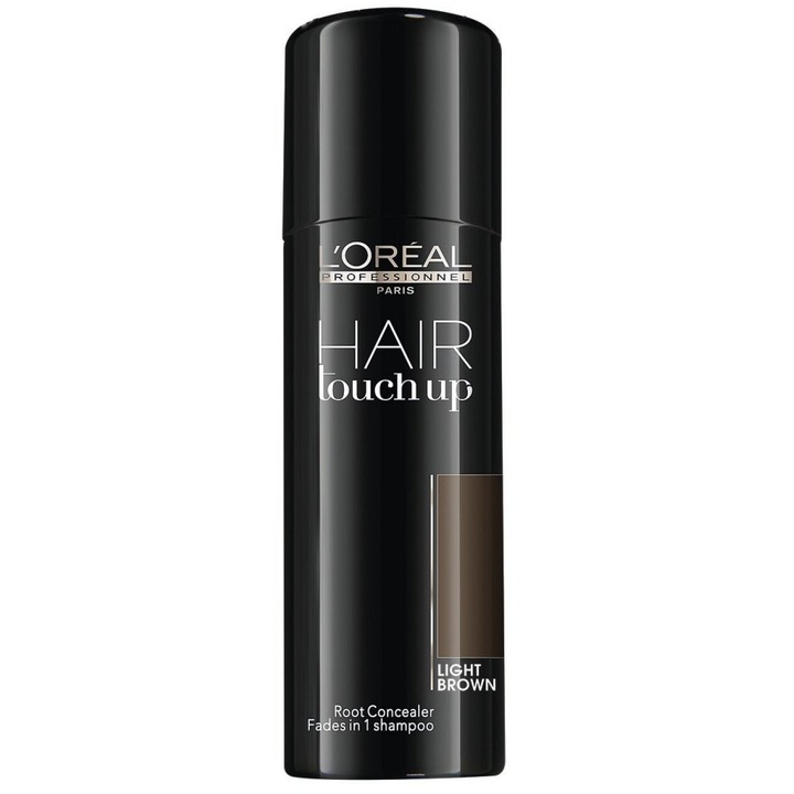 Spray colorat pentru radacina L'Oreal Professionnel Hair Touch Up Light Brown, 75 ml