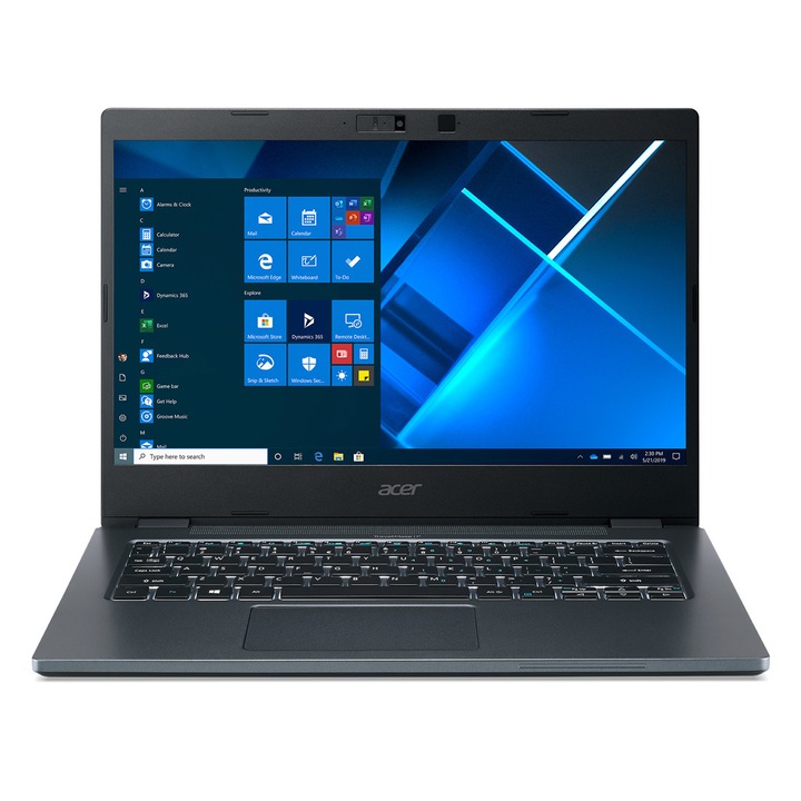 Лаптоп Acer TravelMate P4 TMP414-51-793C, NX.VPAEX.007, 14", Intel Core i7-1165G7 (4-ядрен), Intel Iris Xe Graphics, 16GB (2x8GB) DDR4, Син EoL