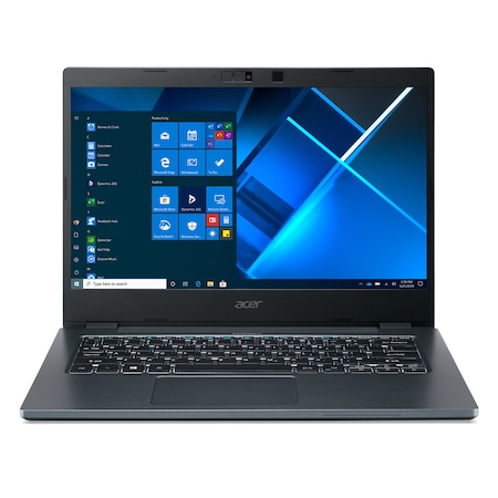 Лаптоп Acer TravelMate P4 P414-51 TMP414-51-50M3, NX.VPAEX.00E.16GB, 14", Intel Core i5-1135G7 (4-ядрен), Intel Iris Xe Graphics, 16 GB 3200MHz DDR4, Син