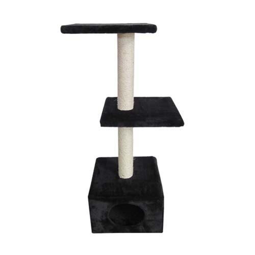 Loc de joaca, Pisici, Classic Palazzo, Ebi, 30 x 30 / 90 cm - 8 cm, Negru