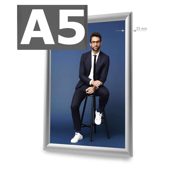 Pattintható keret, poszterekhez, A5