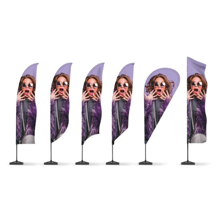 Stand pentru steag de plaja, Standard, S