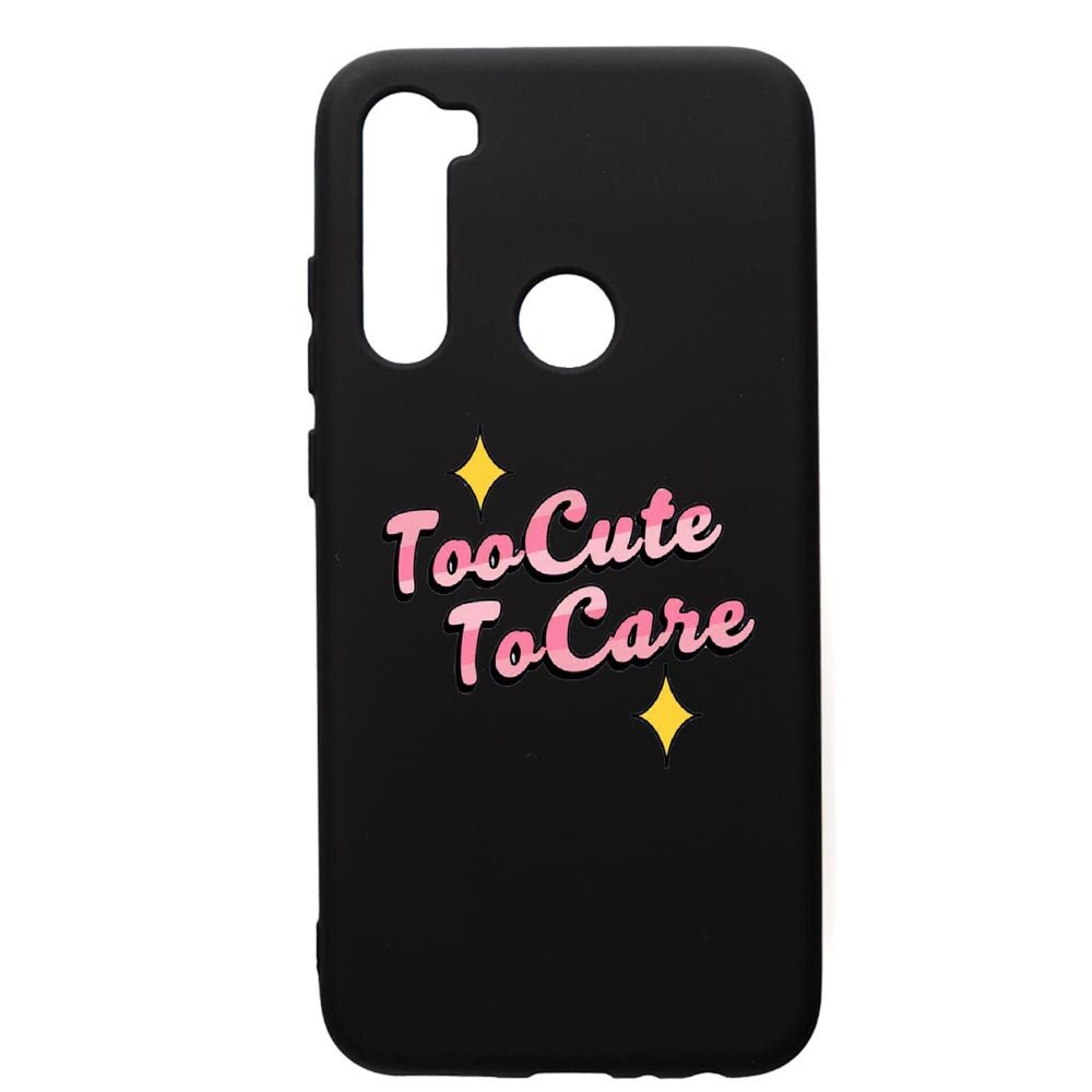 Husa de protectie Xiaomi Redmi Note 8, Too Cute, silicon, cu interiorul din material textil, protectie camera, PB488