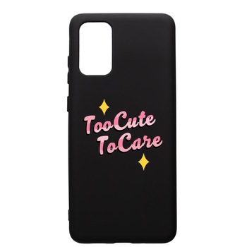 Husa de protectie Samsung Galaxy A71, Too Cute, silicon, cu interiorul din material textil, protectie camera, PB488 Husa de protectie Samsung Galaxy A71, Too Cute, silicon, cu interiorul din material textil, protectie camera, PB488