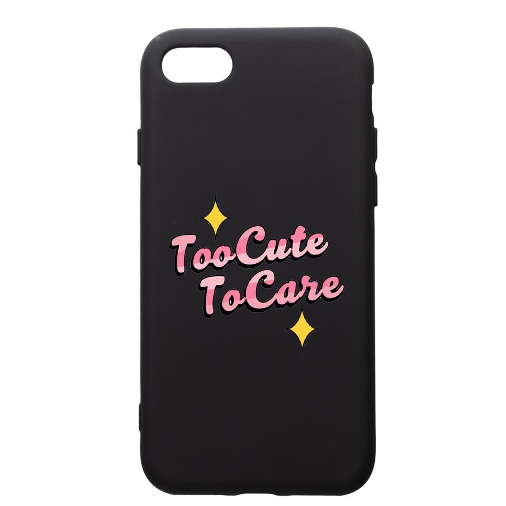 Husa de protectie Apple iPhone SE 2 / iPhone 8 / iPhone 7, Too Cute, silicon, cu interiorul din material textil, protectie camera, PB488