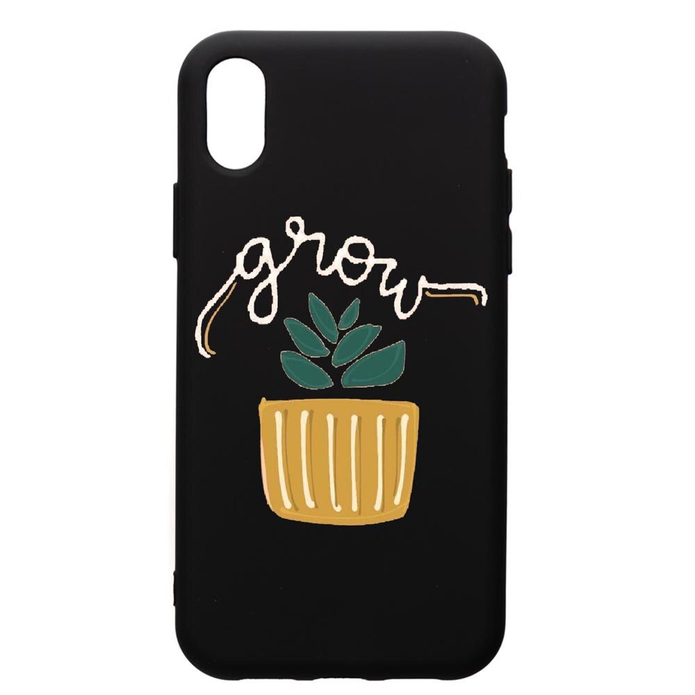 Husa de protectie Apple iPhone XR, Grow, silicon, cu interiorul din material textil, protectie camera, PB490