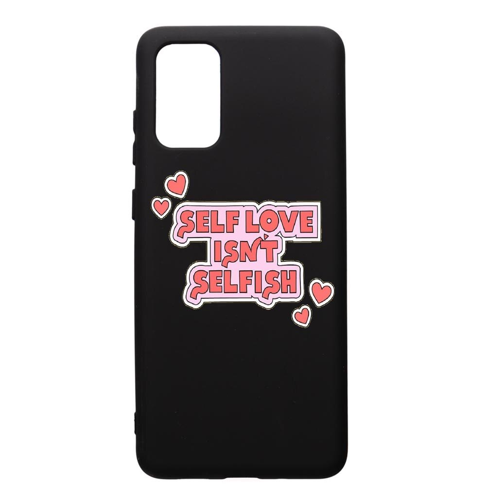 Husa de protectie Samsung Galaxy A51, Self Love, silicon, cu interiorul din material textil, protectie camera, PB493