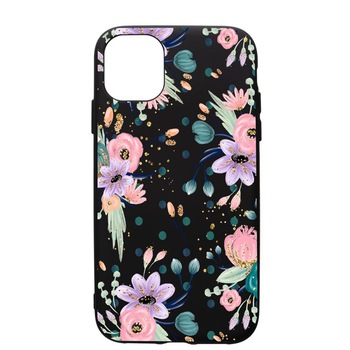 Husa de protectie Apple iPhone 12 Mini, Sping Flowers, silicon, cu interiorul din material textil, protectie camera, PB495 Husa de protectie Apple iPhone 12 Mini, Sping Flowers, silicon, cu interiorul din material textil, protectie camera, PB495