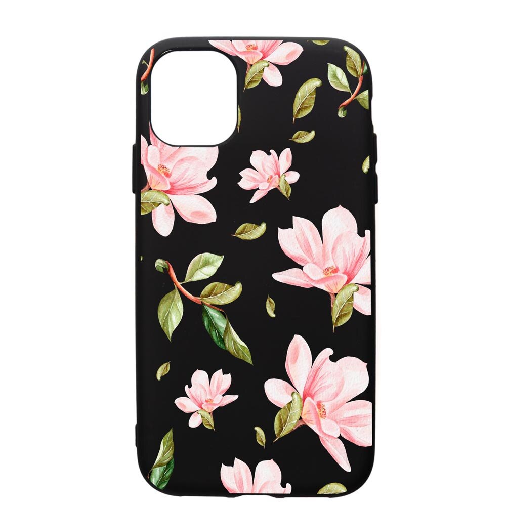 Husa de protectie Apple iPhone 11, Sping Flowers, silicon, cu interiorul din material textil, protectie camera, PB496