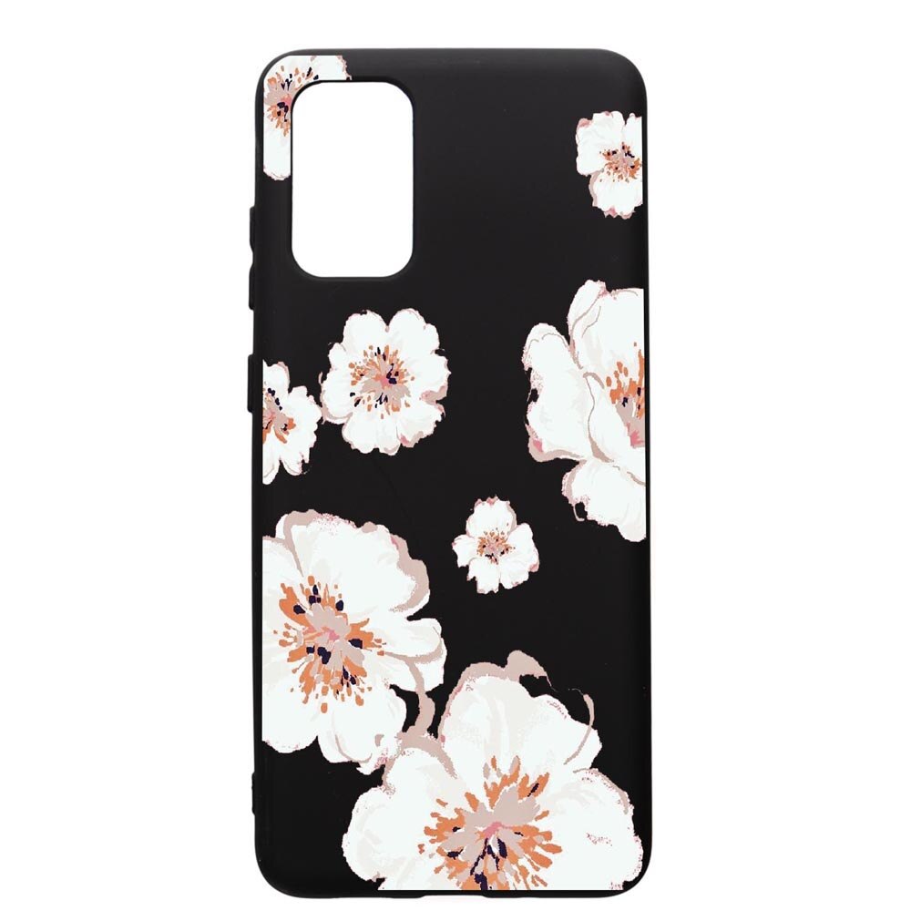 Husa de protectie Huawei P40, Tropical Flowers Pastel, silicon, cu interiorul din material textil, protectie camera, PB499