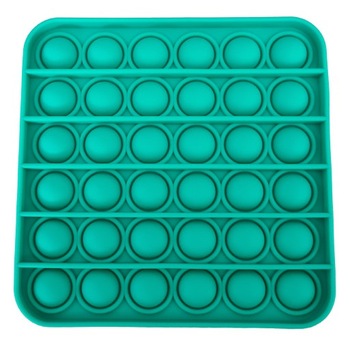 Jucarie antistres din silicon, Push Pop Bubble, Pop It, Neo Toy, forma patrat, Verde, 12x12x1.5cm Jucarie antistres din silicon, Push Pop Bubble, Pop It, Neo Toy, forma patrat, Verde, 12x12x1.5cm