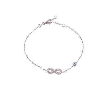 Bratara cu diamante, 24 de diamante mici 0.11, Aur alb 18K, 2,02 grame Bratara cu diamante, 24 de diamante mici 0.11, Aur alb 18K, 2,02 grame