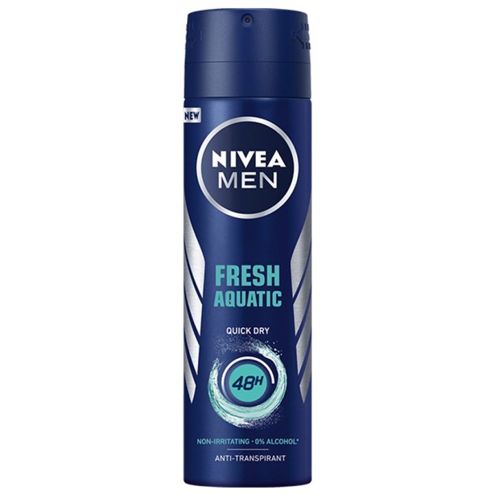 Дезодорант спрей Nivea Men Fresh Aquatic, 150 мл