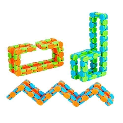 Set 3 jucarii interactive, Snap Fidget Stress Puzzle,