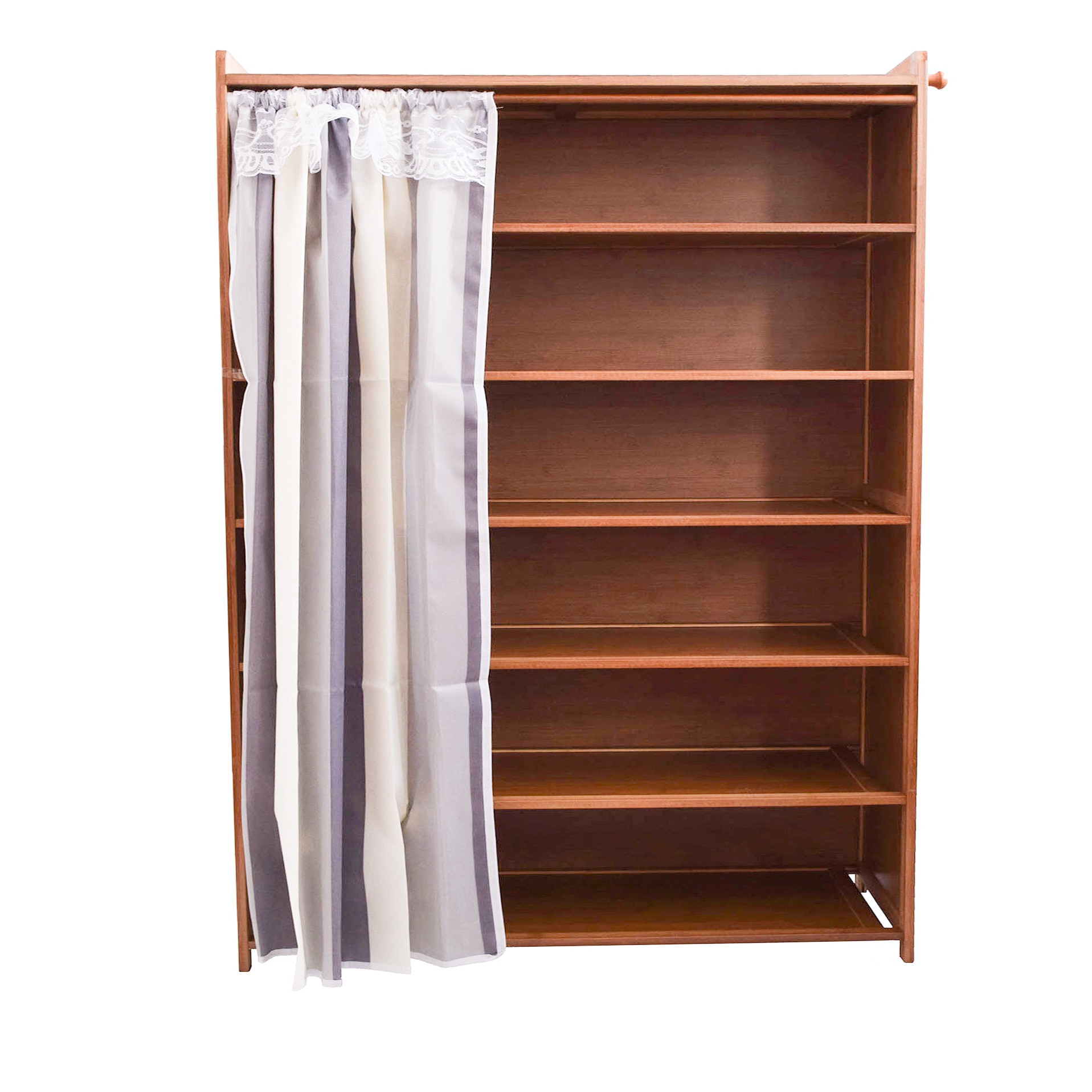 Pantofar din bambus, 7 rafturi, 102*119*29 cm, D187