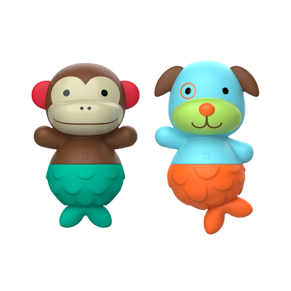 Set jucarii pentru baie zoo, Skip Hop, Maimutica / Catel