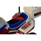 Motocicleta electrica pentru copii, Homcom, PP si metal, 3 Roti, Muzica, Lumini, 112x51x72,5 cm, Alb