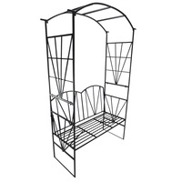 banca gradina outsunny cu 2 locuri si bolta pentru flori 115x59x203 cm metal negru imagen 31_0_
0