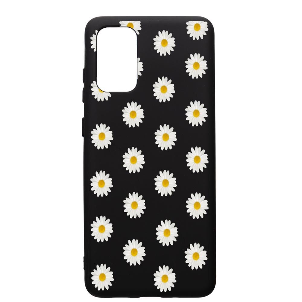 Husa de protectie Samsung Galaxy A51, Happy Flowers, silicon, cu interiorul din material textil, protectie camera, PB513