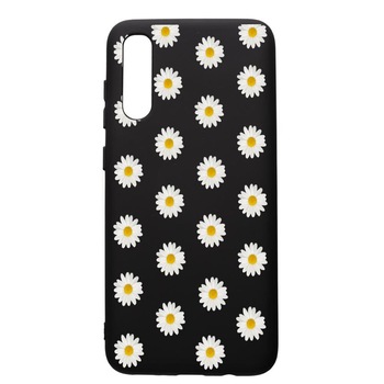 Husa de protectie Samsung Galaxy A30S, Happy Flowers, silicon, cu interiorul din material textil, protectie camera, PB513 Husa de protectie Samsung Galaxy A30S, Happy Flowers, silicon, cu interiorul din material textil, protectie camera, PB513