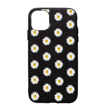Husa de protectie Apple iPhone 11, Happy Flowers, silicon, cu interiorul din material textil, protectie camera, PB513 Husa de protectie Apple iPhone 11, Happy Flowers, silicon, cu interiorul din material textil, protectie camera, PB513