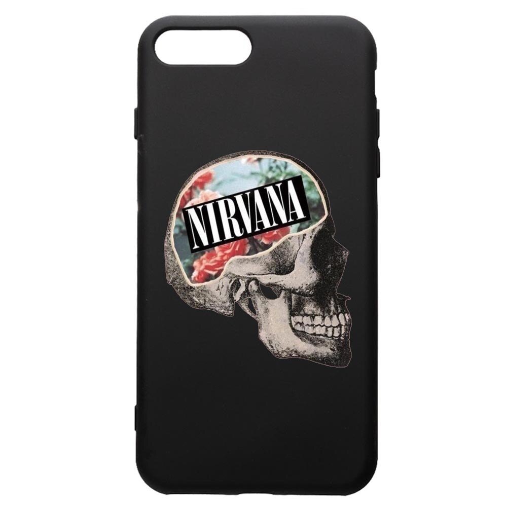 Husa de protectie Apple iPhone 8 Plus / iPhone 7 Plus, Nirvana, silicon, cu interiorul din material textil, protectie camera, PB535