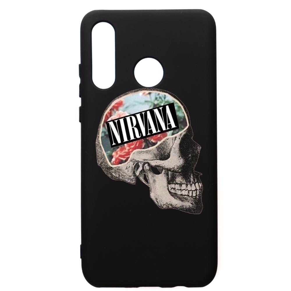Husa de protectie Huawei P30 Lite, Nirvana, silicon, cu interiorul din material textil, protectie camera, PB535