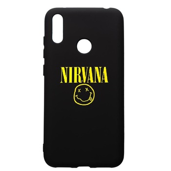 Husa de protectie Huawei Y7 2019, Nirvana, silicon, cu interiorul din material textil, protectie camera, PB540 Husa de protectie Huawei Y7 2019, Nirvana, silicon, cu interiorul din material textil, protectie camera, PB540