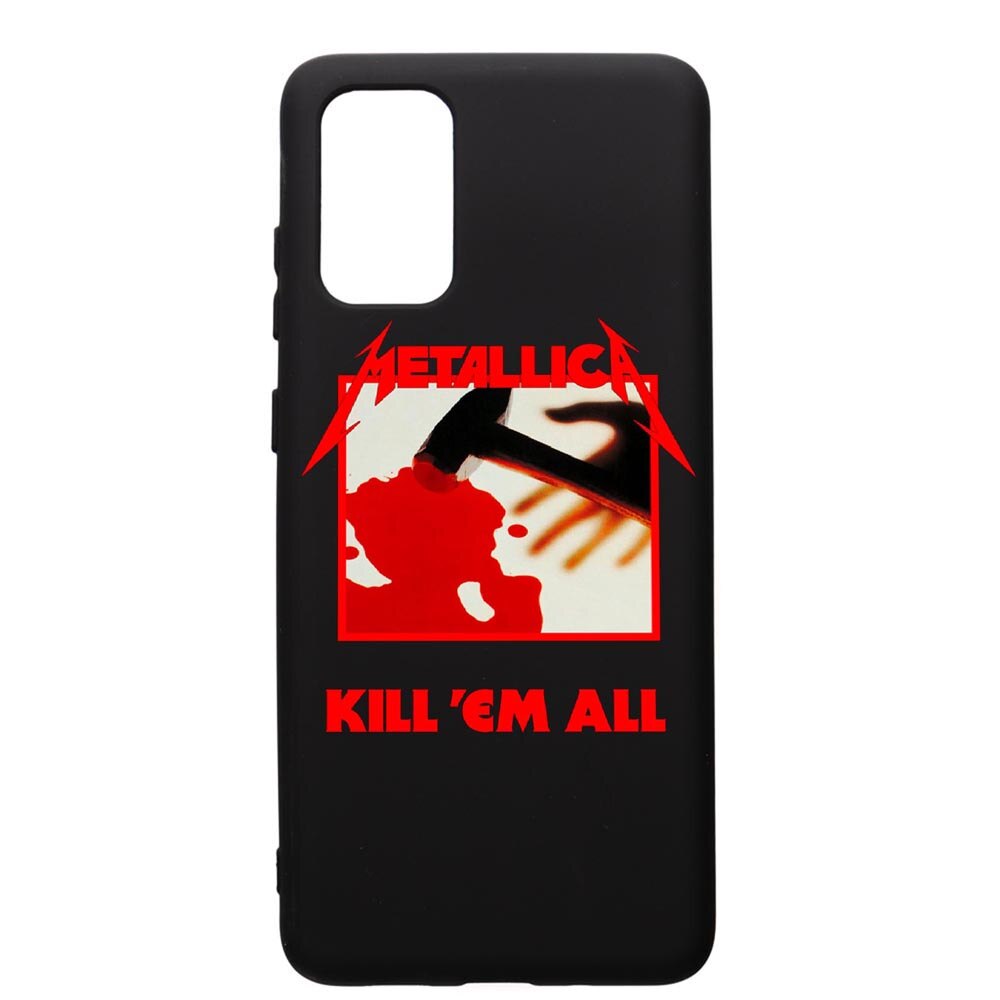 Husa de protectie Huawei P40, Metallica, silicon, cu interiorul din material textil, protectie camera, PB543