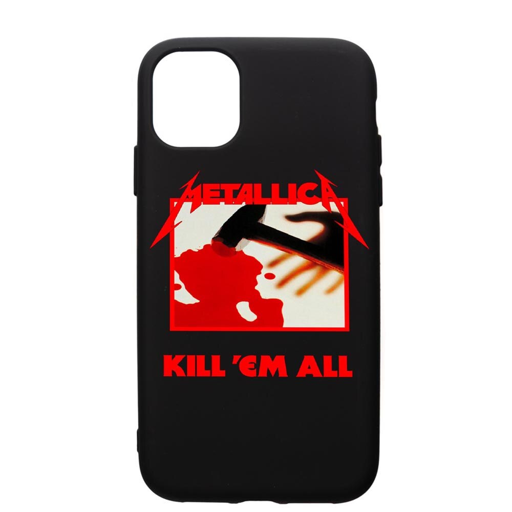Husa de protectie Apple iPhone 11 Pro, Metallica, silicon, cu interiorul din material textil, protectie camera, PB543