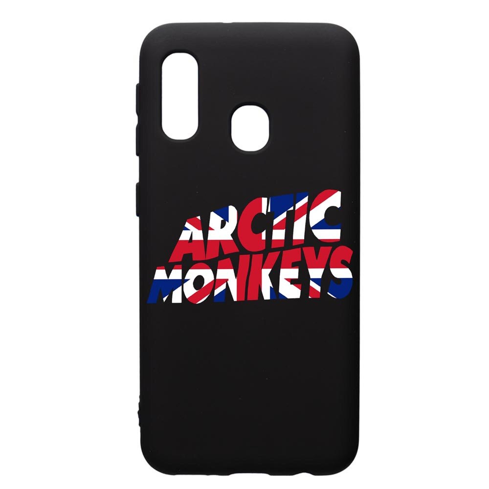 Husa de protectie Samsung Galaxy A20E, Arctic Monkey, silicon, cu interiorul din material textil, protectie camera, PB548