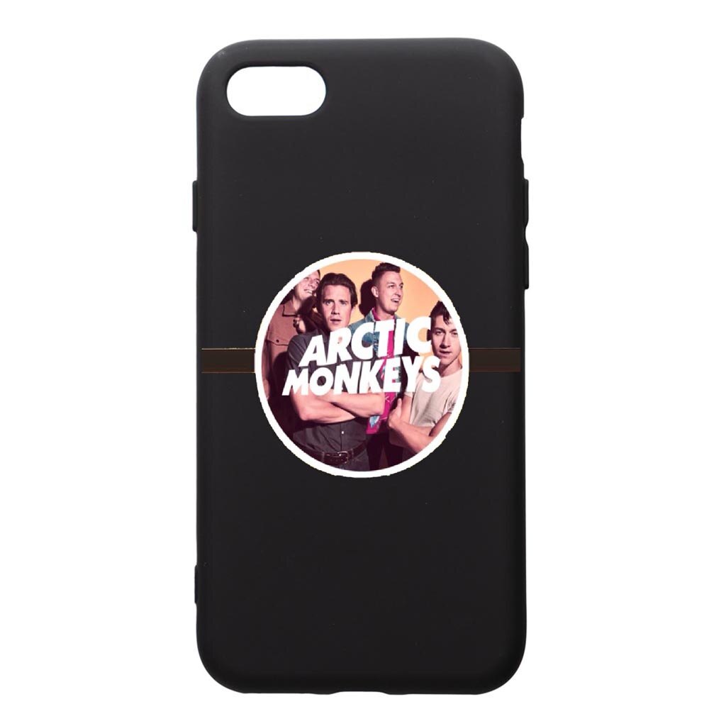 Husa de protectie Apple iPhone SE 2 / iPhone 8 / iPhone 7, Arctic Monkey, silicon, cu interiorul din material textil, protectie camera, PB549