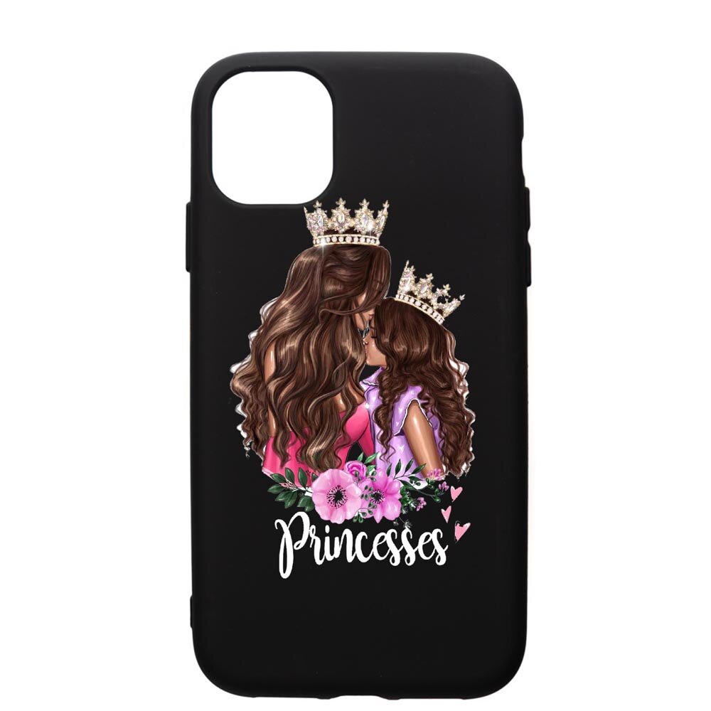 Husa de protectie Apple iPhone 11 Pro, Mommy's Girl, silicon, cu interiorul din material textil, protectie camera, PB553