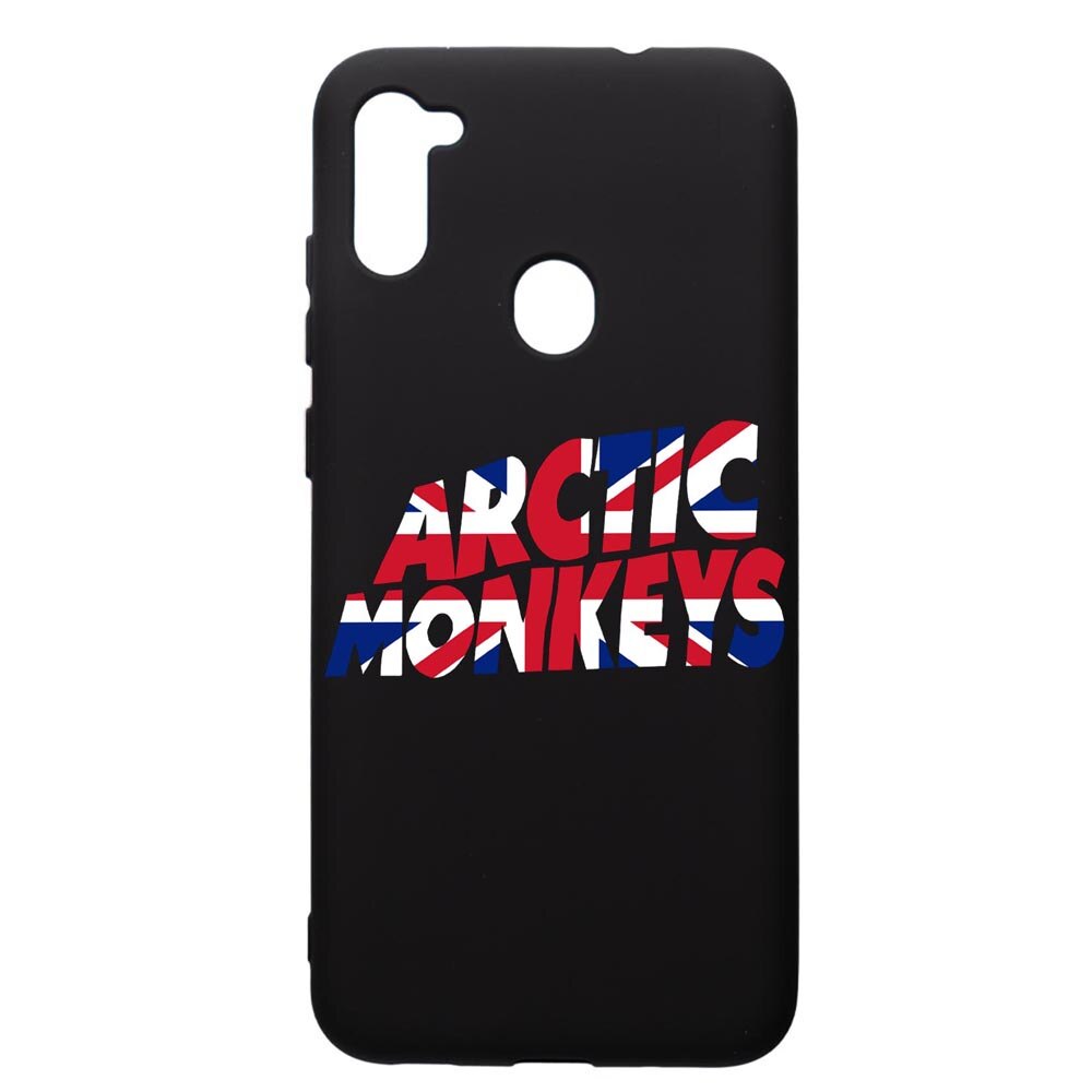 Husa de protectie Samsung Galaxy A11, Arctic Monkey, silicon, cu interiorul din material textil, protectie camera, PB548