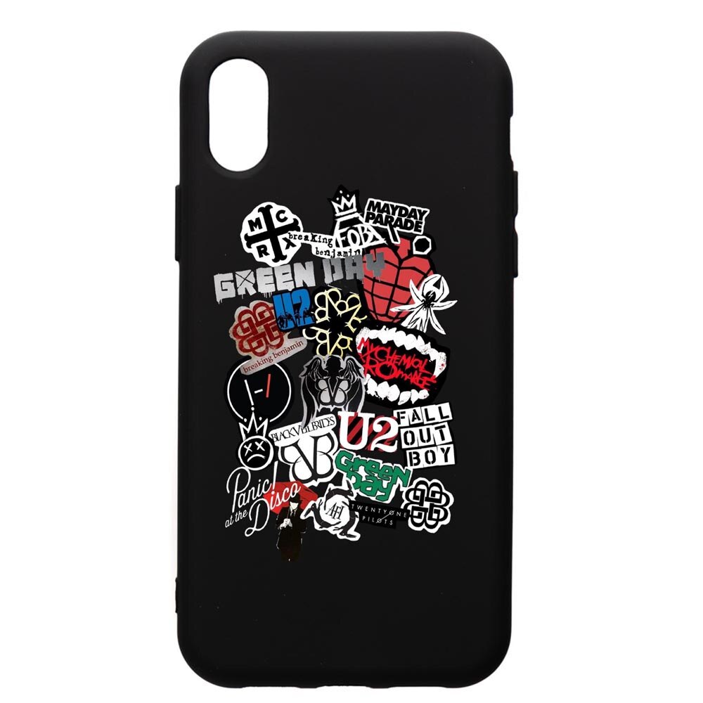 Husa de protectie Apple iPhone XS / iPhone X, Best Of Rock, silicon, cu interiorul din material textil, protectie camera, PB551